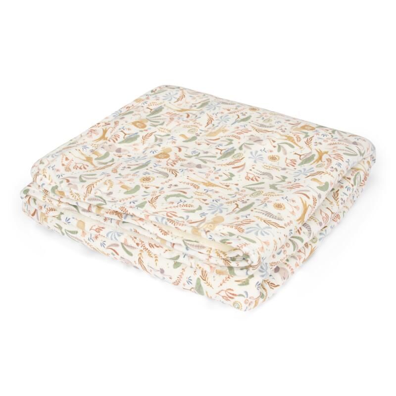 Couverture de lit 110x140cm Safari Wonders - little dutch