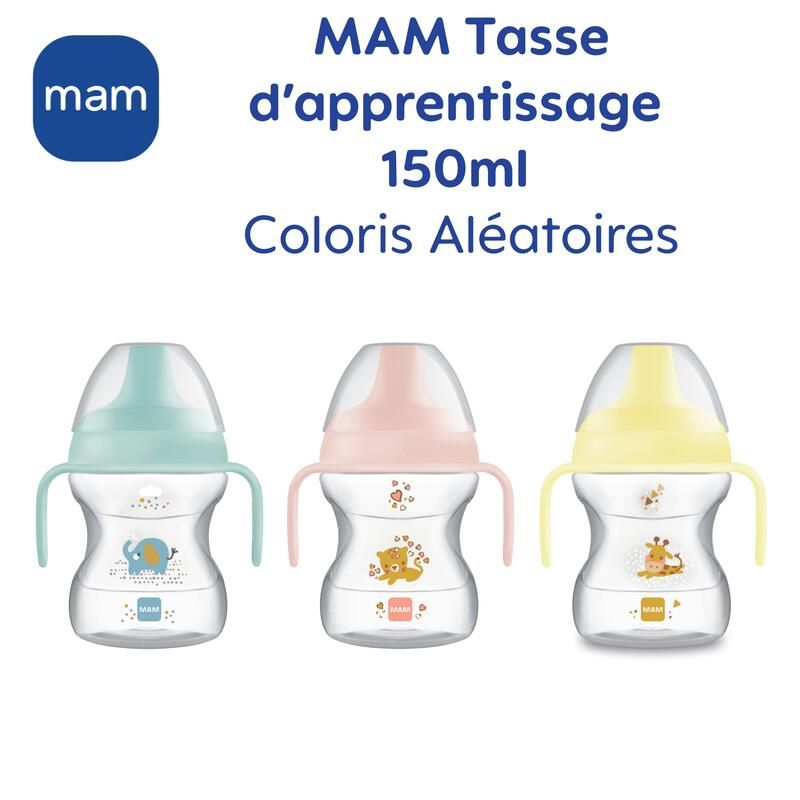 Tasse d'apprentissage avec poignées Bec Souple 190ml - mam
