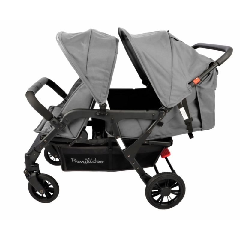 Poussette 4 places Familidoo Lidoo Lite Dark Grey - familidoo
