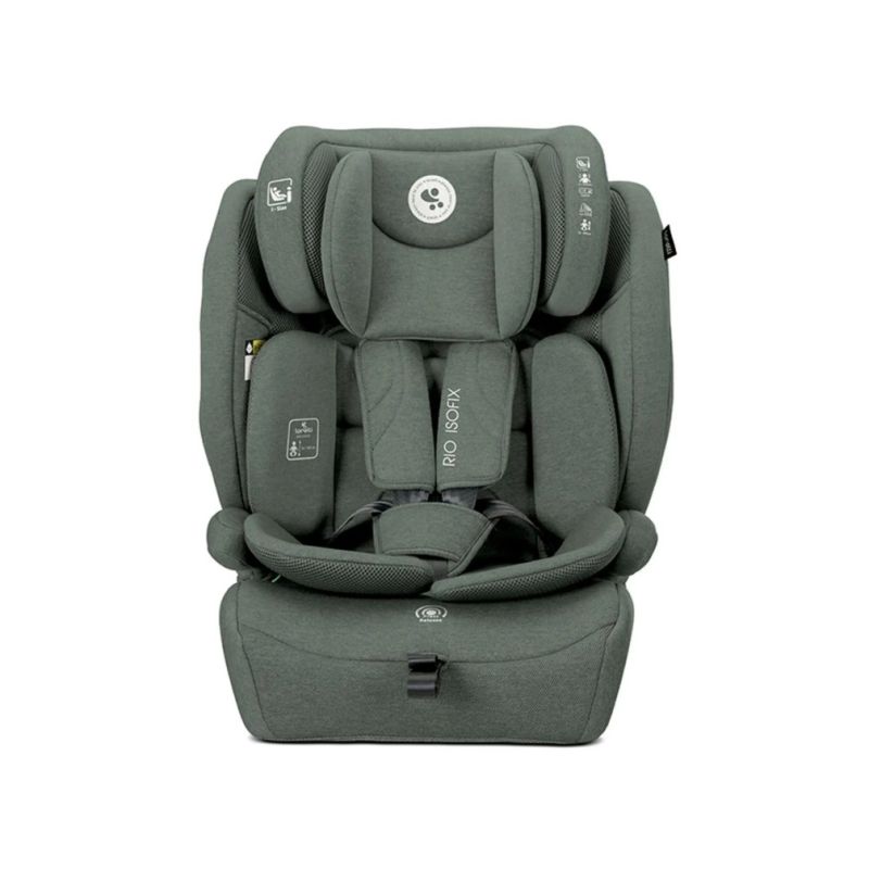 Siege-auto Rio Isofix 76-150cm Green - lorelli
