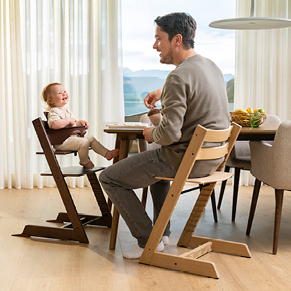 Stokke : le design scandinave qui grandit avec bébé